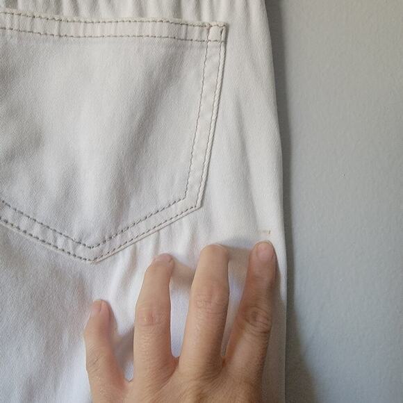 Free People Jeggins Stretchy Casual Comfy Pants White Low Rise Size 26 - Picture 10 of 16